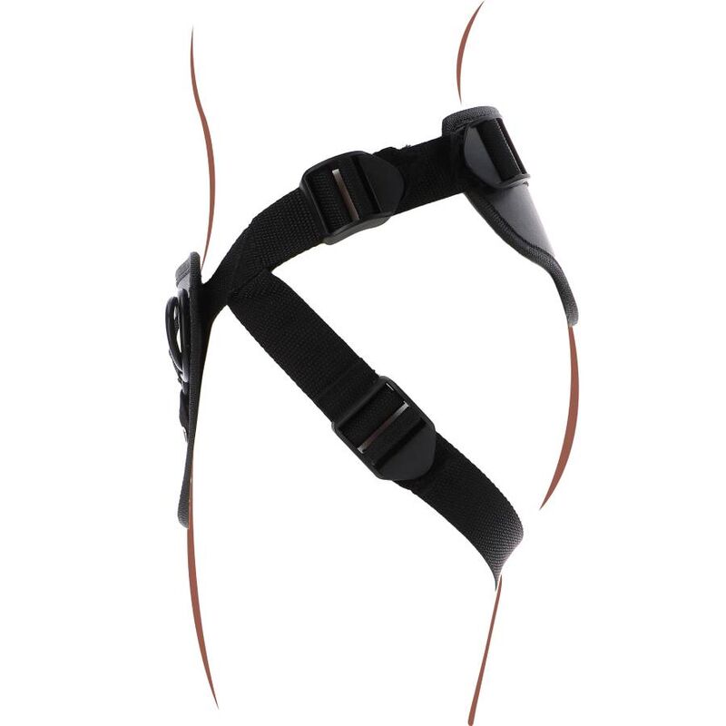 Harnais strap-on deluxe noir — GET REAL