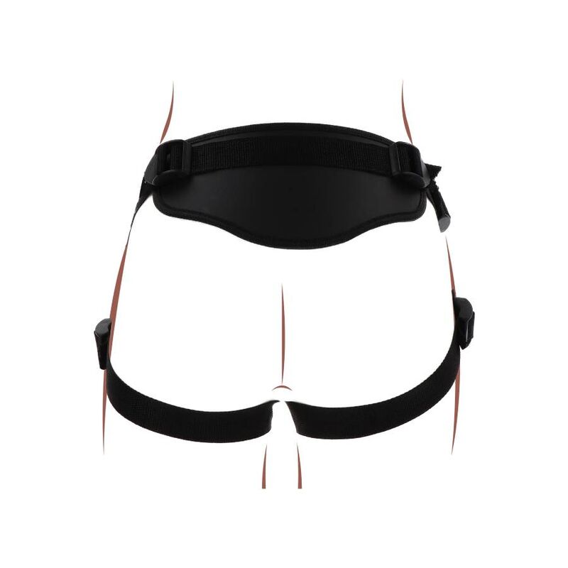 Harnais strap-on deluxe noir — GET REAL