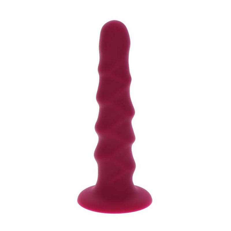 Dong côtelé rouge 12 cm — GET REAL