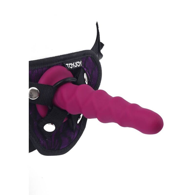 Dong côtelé rouge 12 cm — GET REAL