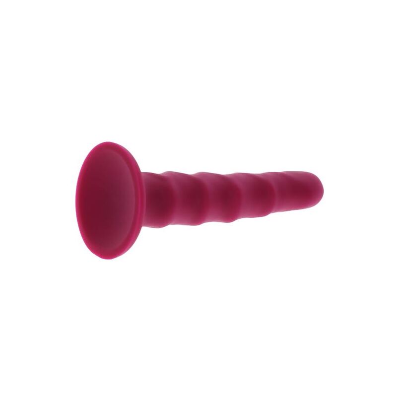 Dong côtelé rouge 12 cm — GET REAL