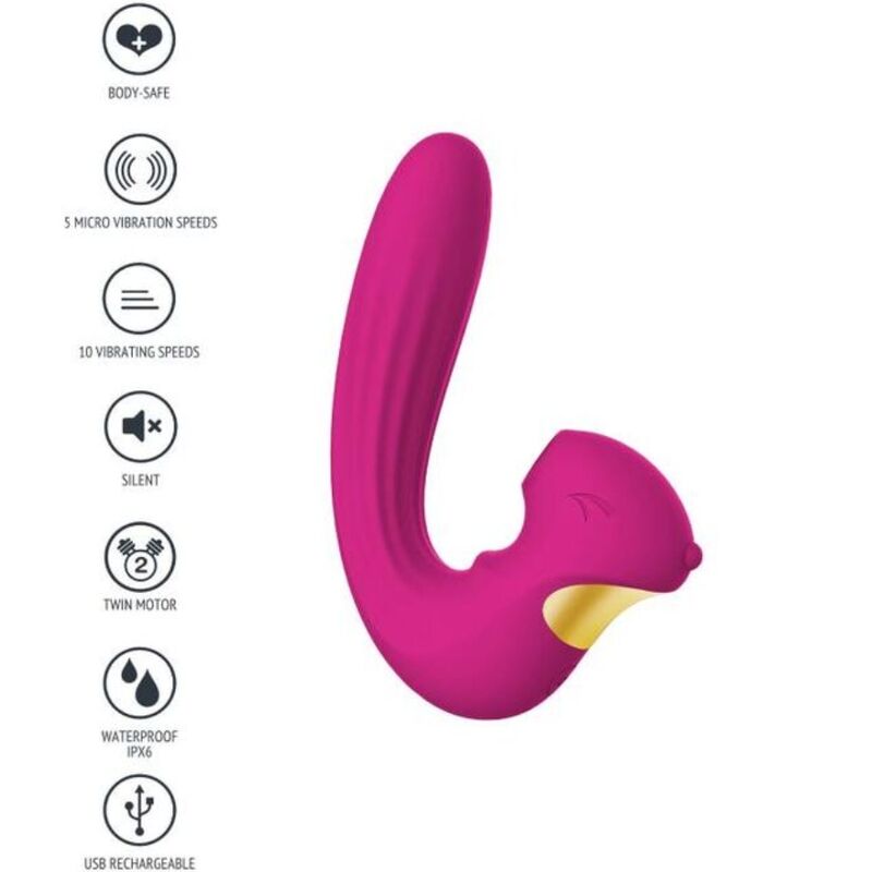 Vibromasseur double stimulation céleste — XOCOON