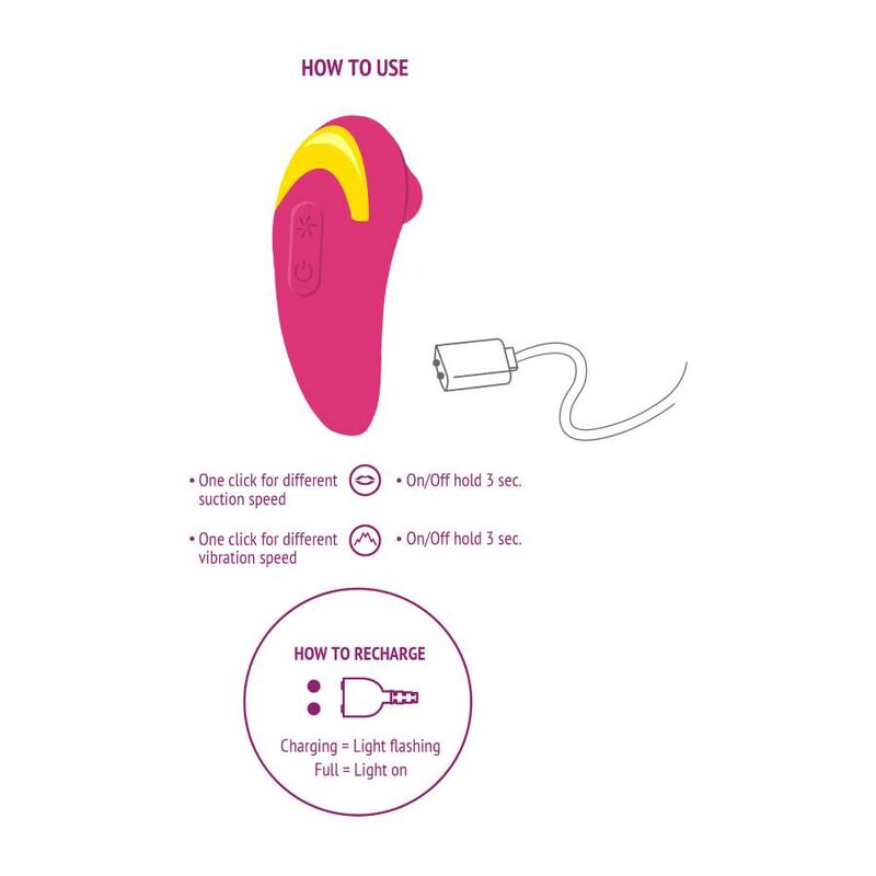Stimulateur d'amour infini fuchsia — XOCOON