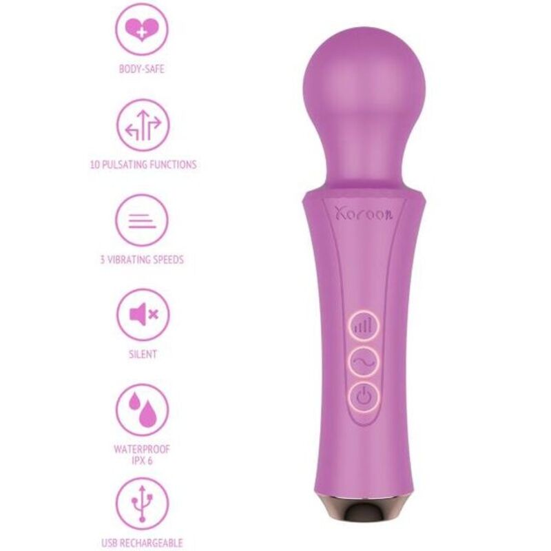 Baguette personnelle rechargeable fuchsia — XOCOON