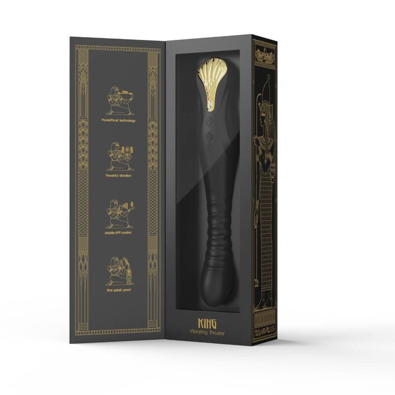 Propulseur vibrant à poussée King Noir — ZALO