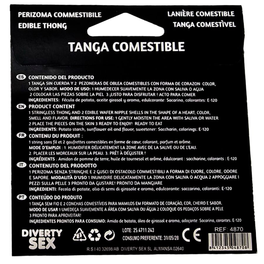 Gourmet-Tanga und Vanille-Nippelpads — HOTFLOWERS