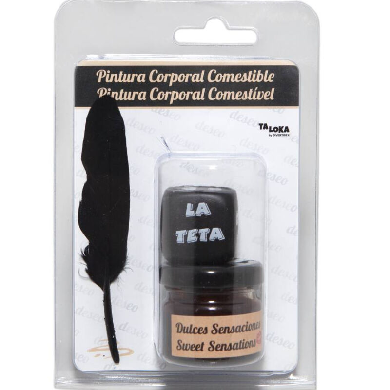 Peinture comestible au chocolat et dés du corps — TALOKA