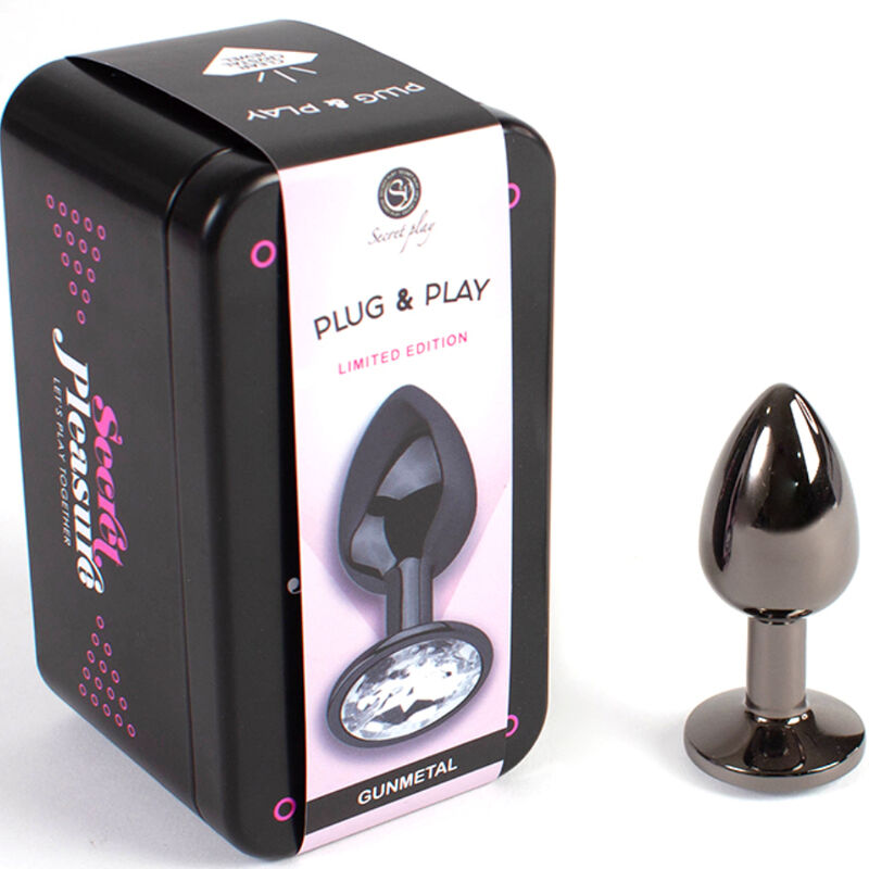 Plug anal gunmetal petit format — SECRETPLAY TOYS