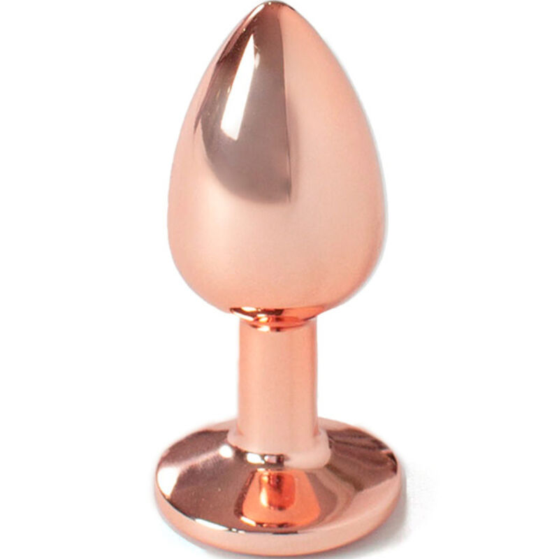 Plug anal en métal or rose — SECRETPLAY TOYS