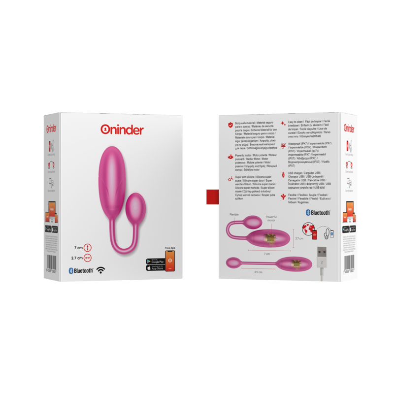 Œuf vibrant connecté Denver rose — ONINDER