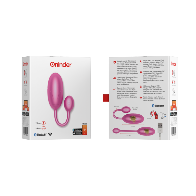 Œuf vibrant connecté Tokyo Rose — ONINDER