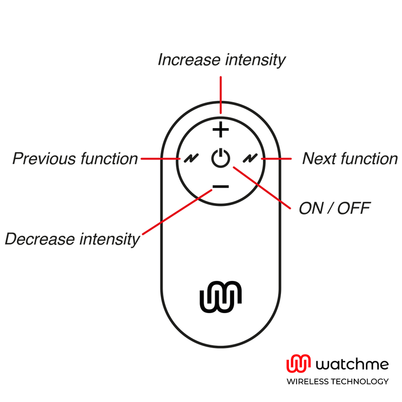 Télécommande universelle noire — WATCHME