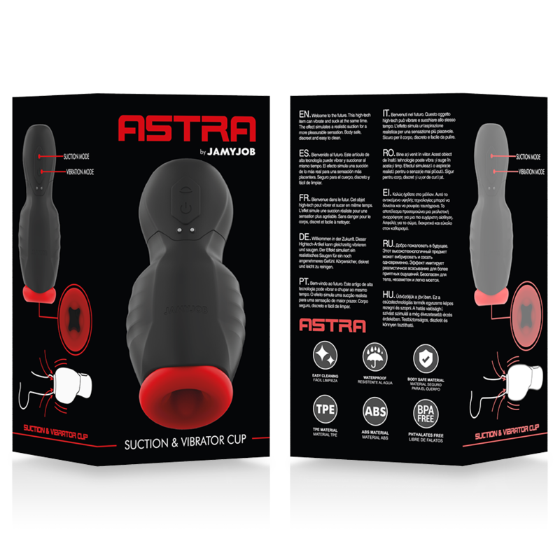 Masturbateur Astra à succion et vibrations extrêmes — JAMYJOB