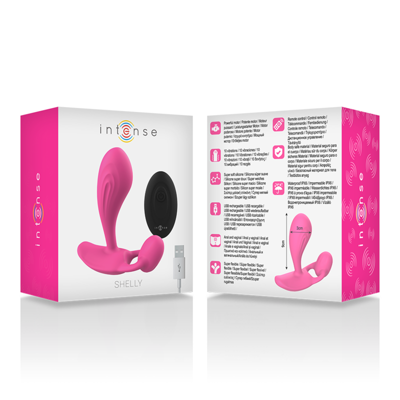 Plug anal vibrant télécommandé rose — INTENSE ANAL TOYS
