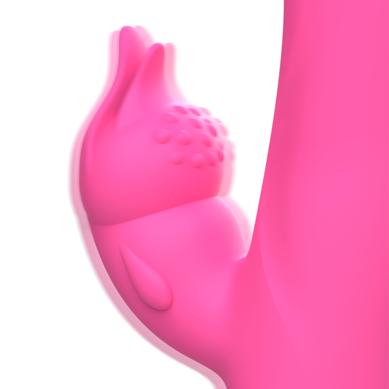 Vibrateur rabbit Julio en silicone rose — INTENSE HIGH TECH