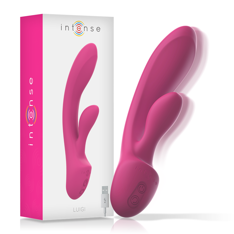 Vibromasseur lapin double stimulation silicone liquide — INTENSE HIGH TECH