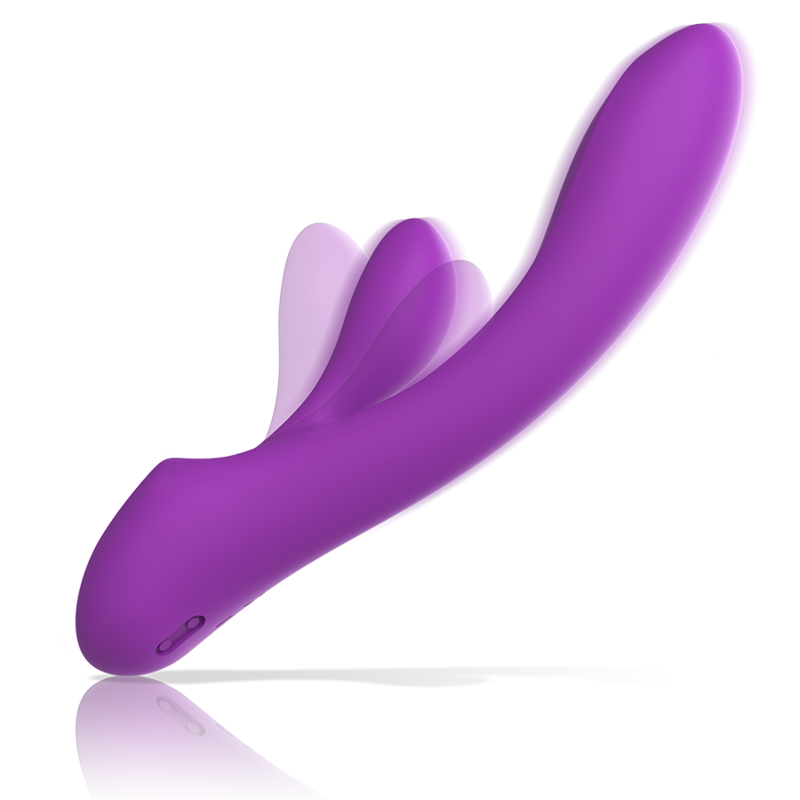 Vibromasseur rabbit double stimulation en silicone liquide — INTENSE HIGH TECH