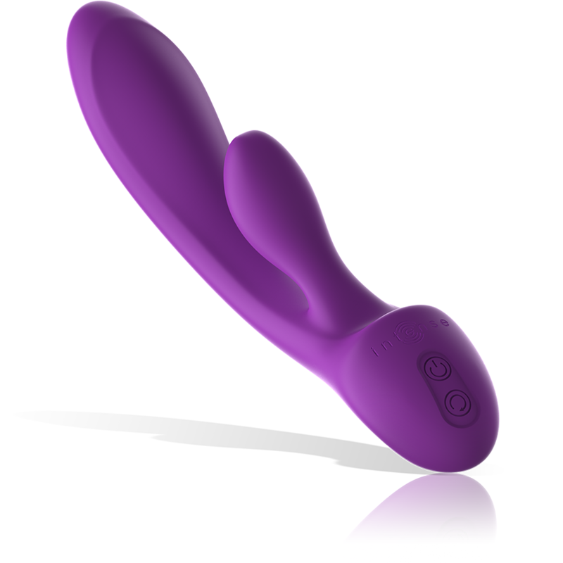 Vibromasseur rabbit double stimulation en silicone liquide — INTENSE HIGH TECH