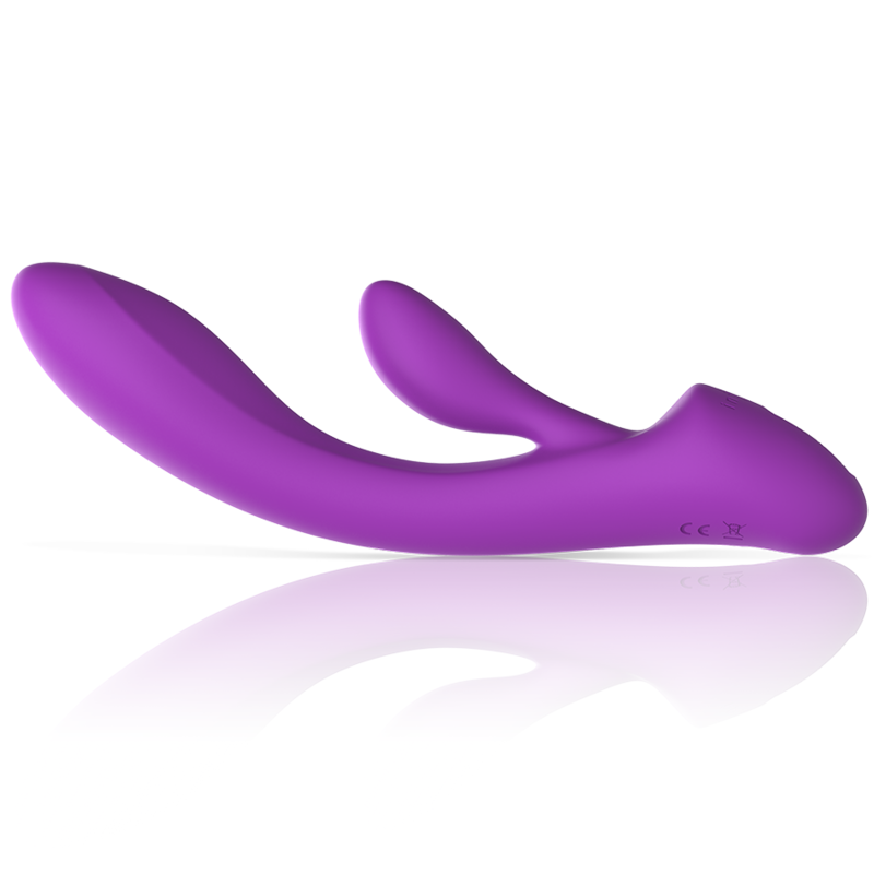 Vibromasseur rabbit double stimulation en silicone liquide — INTENSE HIGH TECH