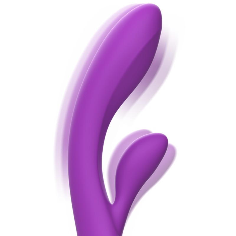 Vibromasseur rabbit double stimulation en silicone liquide — INTENSE HIGH TECH
