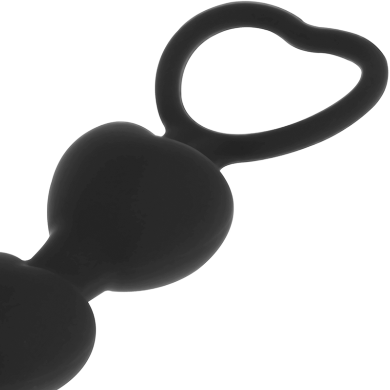 Chaîne de perles anales progressive Mila 18 cm — BLACK&SILVER