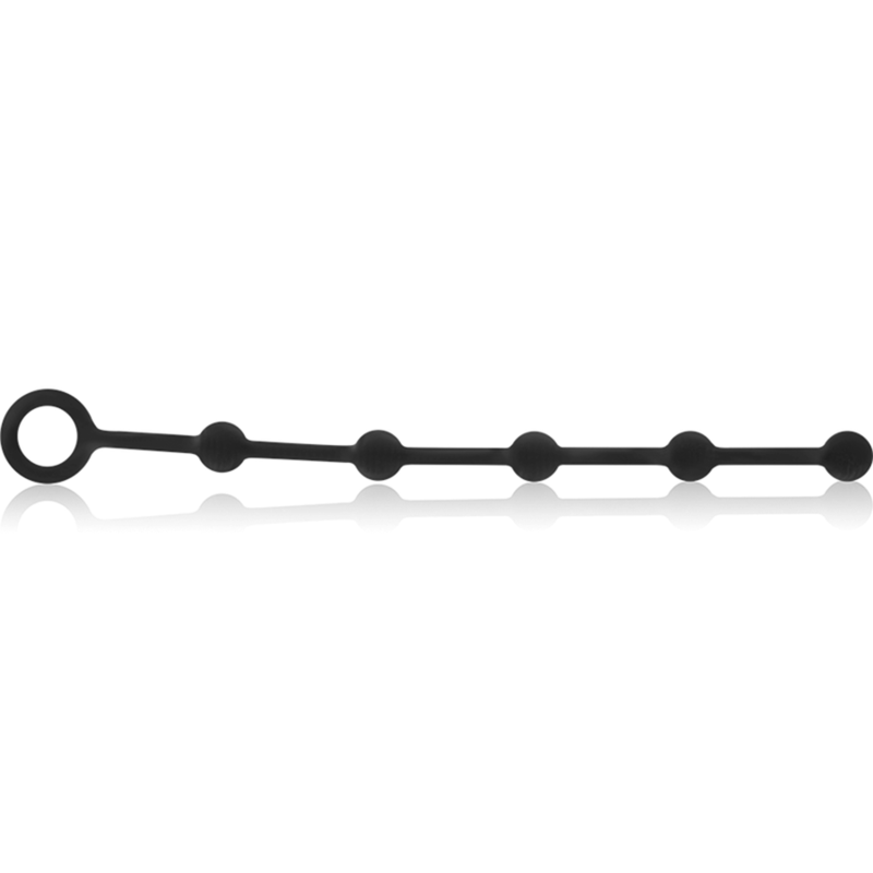 Chapelet anal en silicone pour initiation — BLACK&SILVER