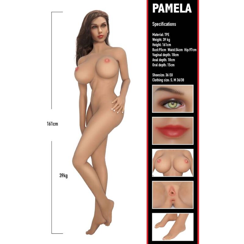 Poupée d'amour grandeur nature Banger Babe Pamela — HIDDEN DESIRE