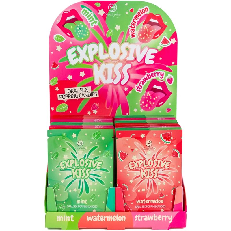 Présentoir de bonbons effervescents intimes (48 sachets) — SECRETPLAY COSMETIC