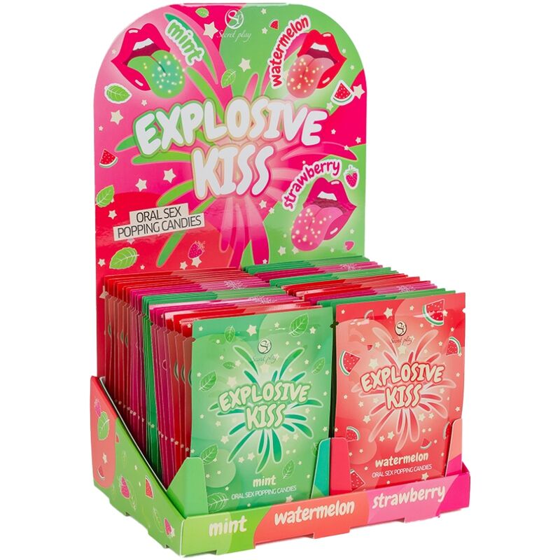 Présentoir de bonbons effervescents intimes (48 sachets) — SECRETPLAY COSMETIC