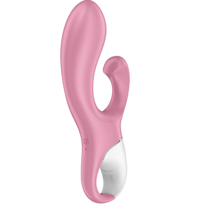 Vibromasseur rabbit gonflable double stimulation rose — SATISFYER VIBRATOR