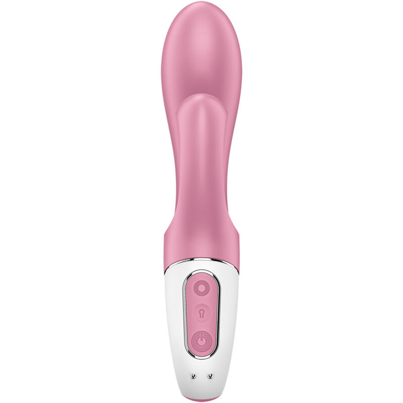 Vibromasseur rabbit gonflable double stimulation rose — SATISFYER VIBRATOR