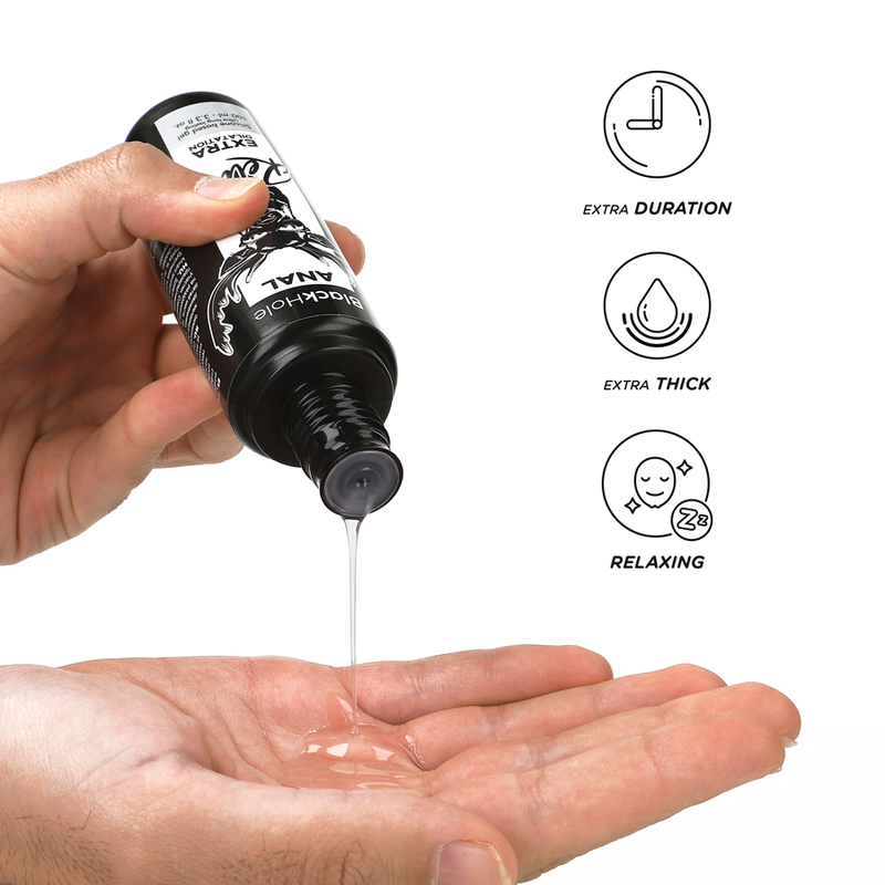 Gel dilatateur anal relaxant au silicone — BLACK HOLE