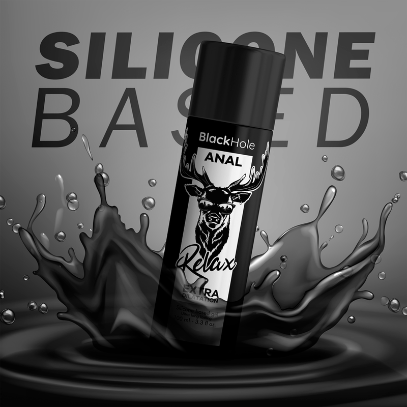 Gel dilatateur anal relaxant au silicone — BLACK HOLE