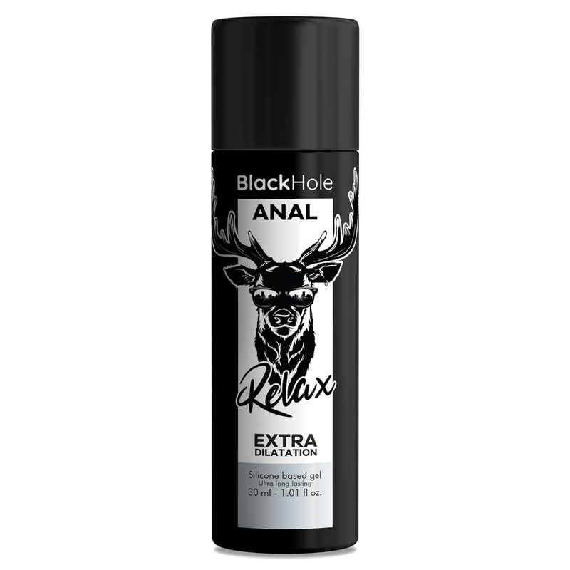 Gel silicone dilatation anale effet relaxant 30 ml — BLACK HOLE
