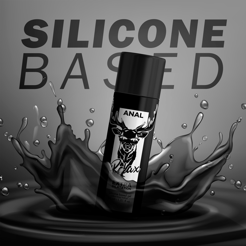 Gel silicone dilatation anale effet relaxant 30 ml — BLACK HOLE