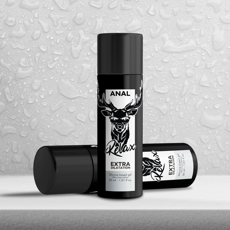 Gel silicone dilatation anale effet relaxant 30 ml — BLACK HOLE