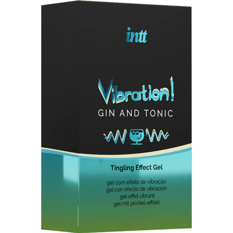 Gel estimulante vibrante de gin & tonic — INTT UNISEX AROUSAL GEL