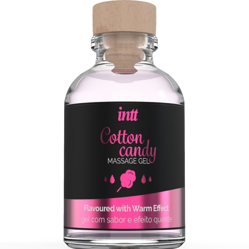 Gel massage barbe à papa effet chauffant — INTT MASSAGE & ORAL SEX