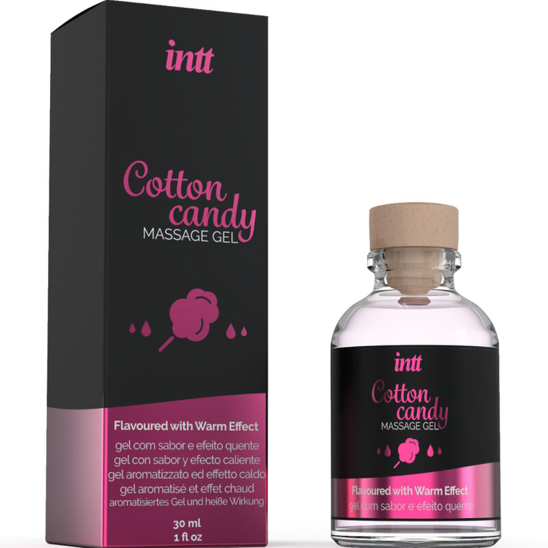 Gel massage barbe à papa effet chauffant — INTT MASSAGE & ORAL SEX