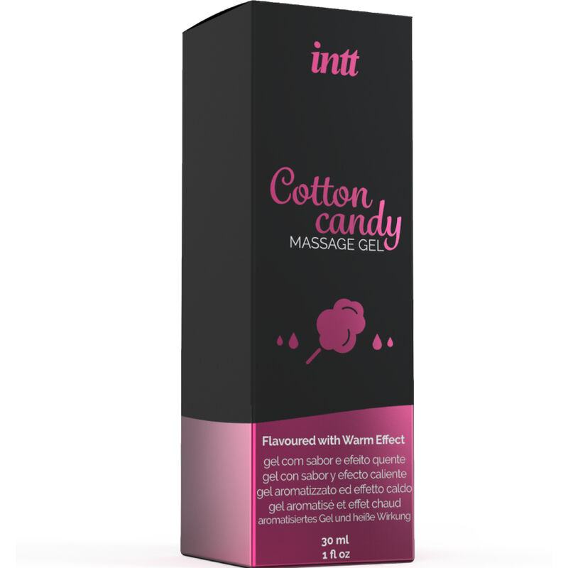 Gel massage barbe à papa effet chauffant — INTT MASSAGE & ORAL SEX