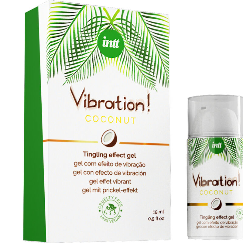 Gel estimulante vibrante vegano de coco — INTT VEGAN LINE