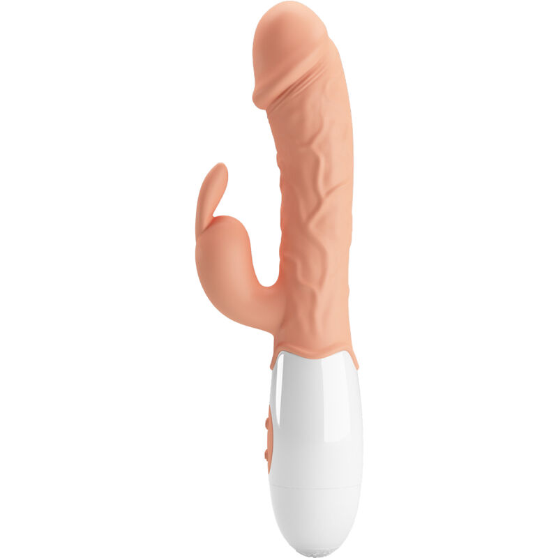Vibrateur lapin avec stimulateur clitoridien — PRETTY LOVE