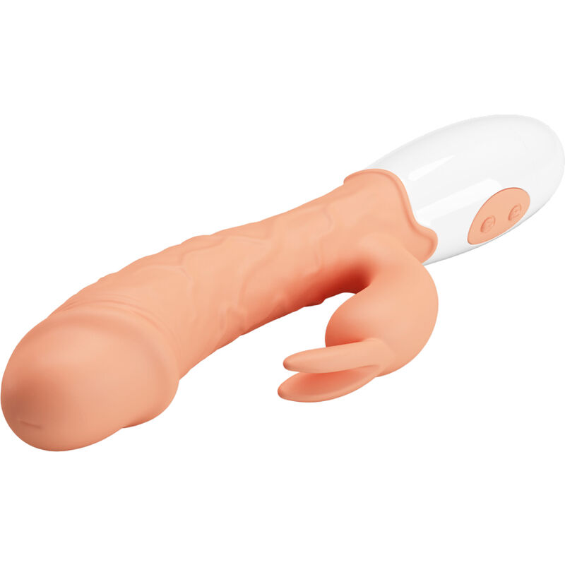 Vibrateur lapin avec stimulateur clitoridien — PRETTY LOVE