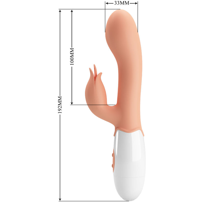 Vibrateur double stimulation avec stimulateur floral — PRETTY LOVE