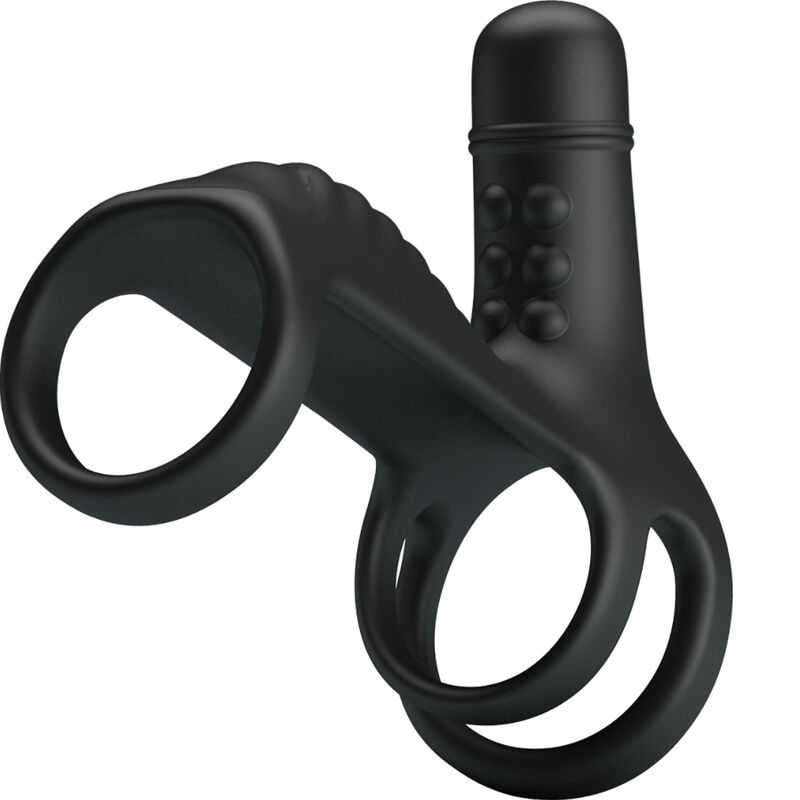 Manchon d'extension vibrant en silicone — PRETTY LOVE MALE
