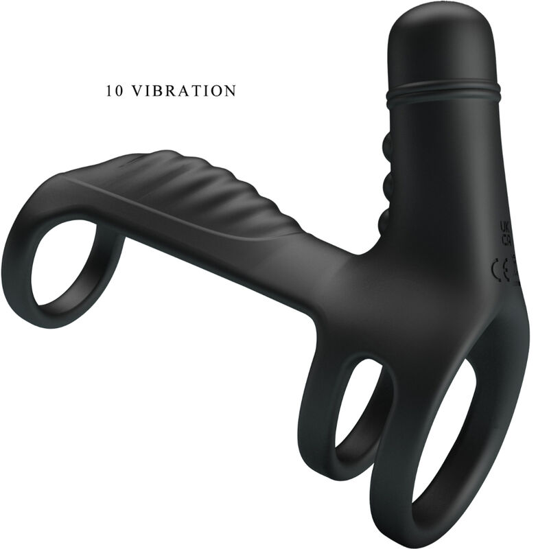 Manchon d'extension vibrant en silicone — PRETTY LOVE MALE