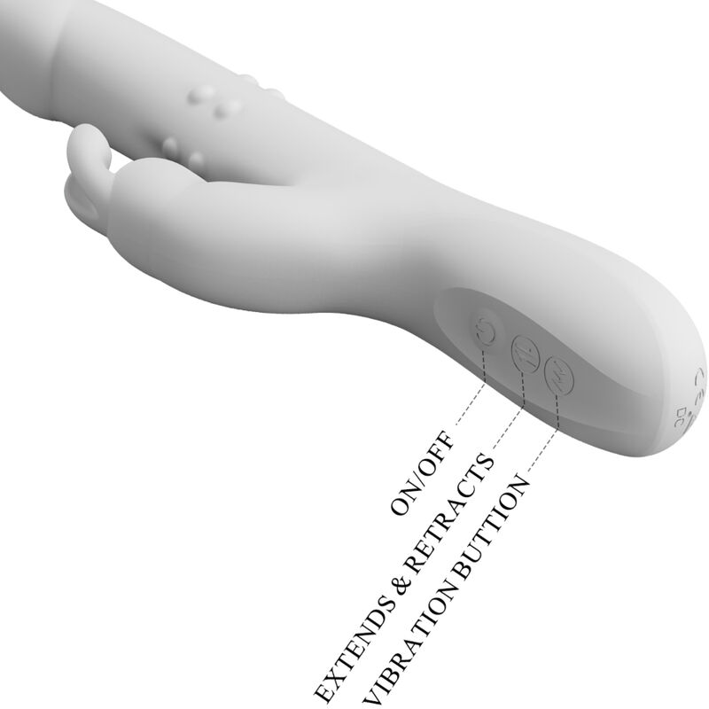 Vibromasseur lapin rotatif et vibrant — PRETTY LOVE