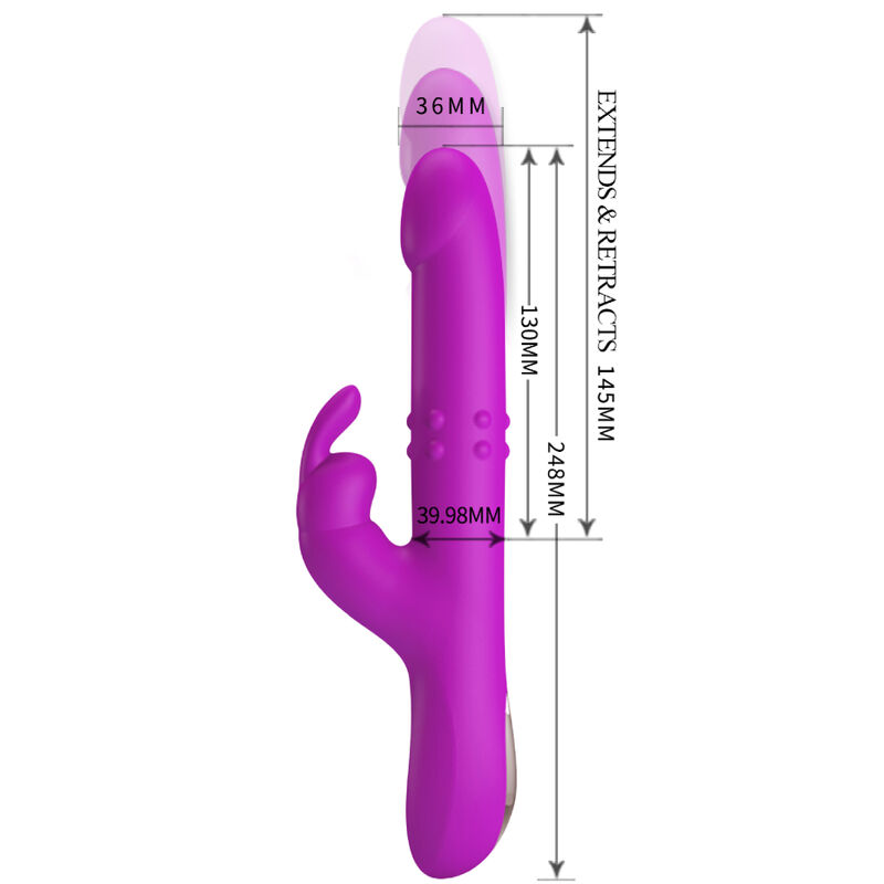 Vibromasseur lapin rotatif vibrant — PRETTY LOVE