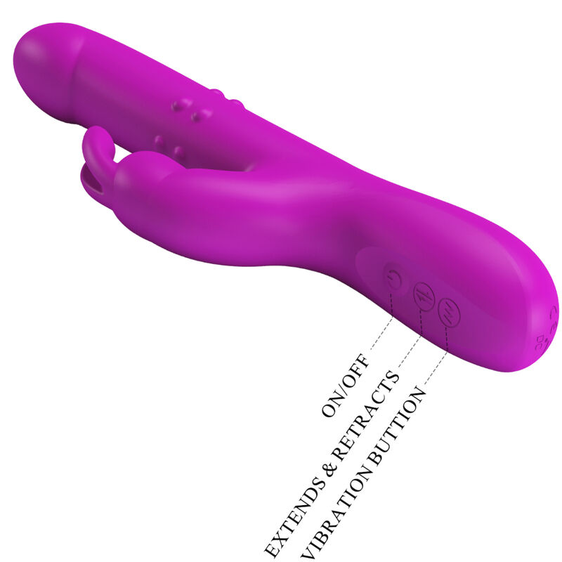 Vibromasseur lapin rotatif vibrant — PRETTY LOVE
