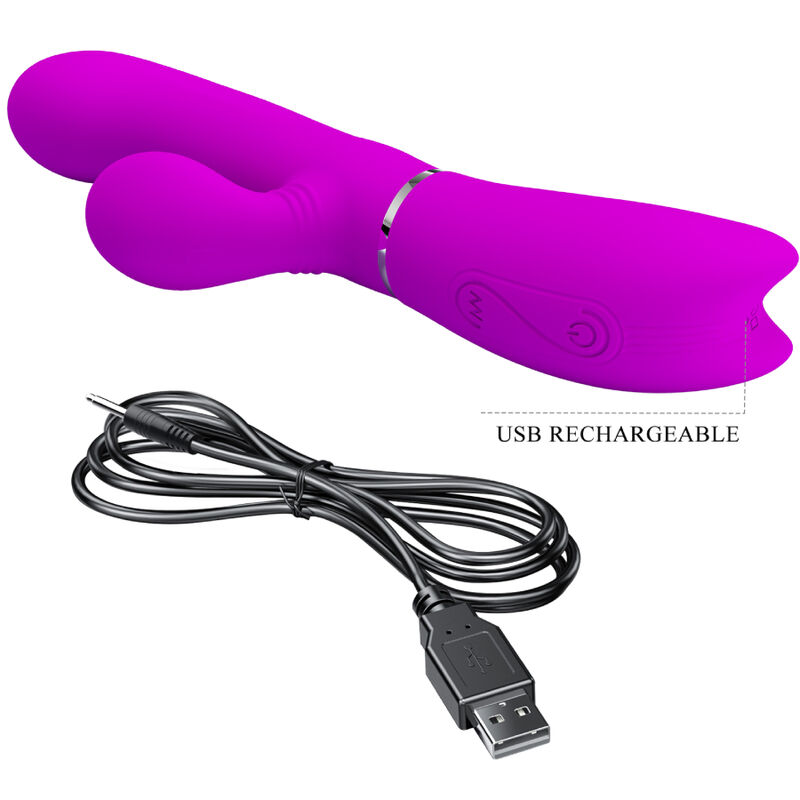 Vibrateur clitoridien double stimulation — PRETTY LOVE